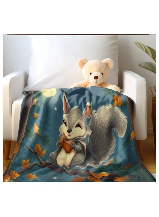 عام بطانية رقيقة من الفانيلا الكرتونية للأطفال أو الطلاب (دافئة ومريحة ومناسبة للنوم والألعاب) 100 سم * 150 سم - 761 - Image 5