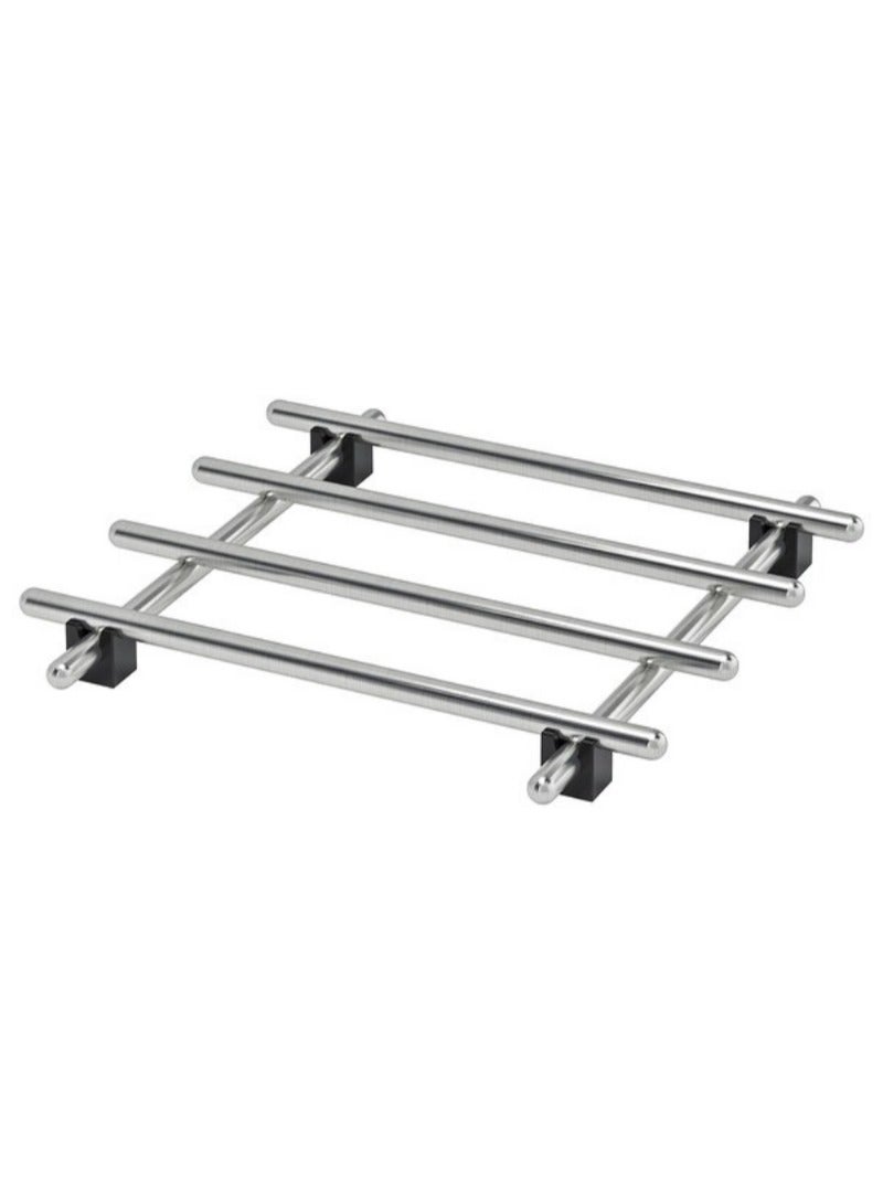 Pot stand, stainless steel, 18x18 cm