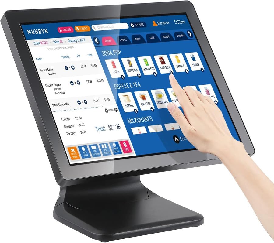 munbyn Munbyn 17-inch Pos Touch Screen Monitor 17 inch Z3636E5996DCA446F2F30Z
