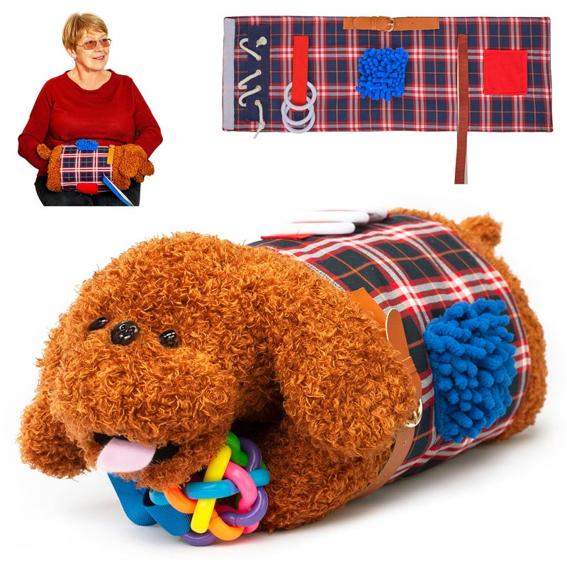 ODOXIA Fidget Muff and Blanket for Elderly Fidget Blanket for Dementia Dementia Products for Elderly Gift and Activities for Seniors with Alzheimers Sensory Toys - Image 2
