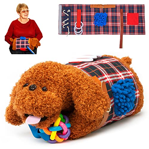 ODOXIA Fidget Muff and Blanket for Elderly Fidget Blanket for Dementia Dementia Products for Elderly Gift and Activities for Seniors with Alzheimers Sensory Toys - Image 1