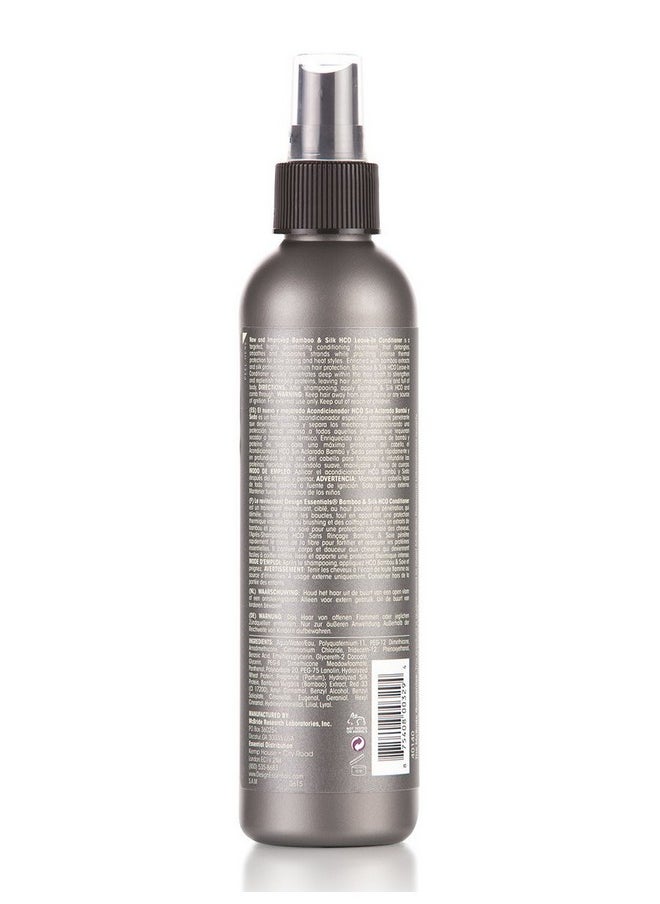 Design Essentials Natural Bamboo & Silk Hco Strengthening Leavein Conditioner For All Hair Types 8 Oz  - Image 3
