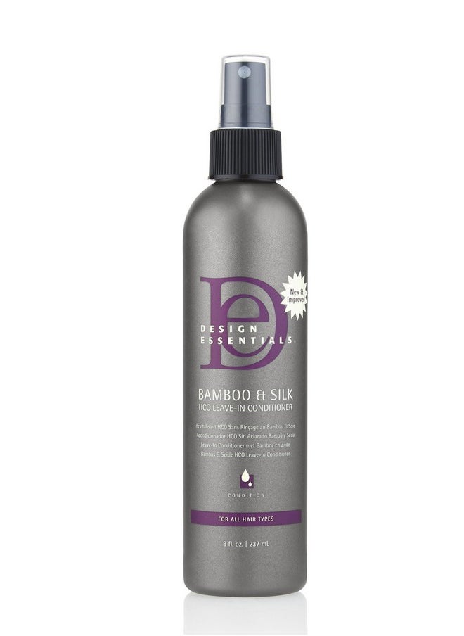 Design Essentials Natural Bamboo & Silk Hco Strengthening Leavein Conditioner For All Hair Types 8 Oz  - Image 2