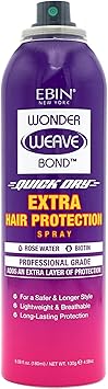 EBIN NEW YORK EBIN Wonder Weave Bond Quick Dry Extra Hair Protection Spray Rose Water Biotin 180ml - Image 1
