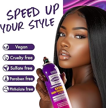EBIN NEW YORK EBIN Wonder Weave Bond Quick Dry Extra Hair Protection Spray Rose Water Biotin 180ml - Image 3