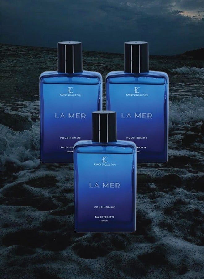 فانسي كوليكشون 3 قطع عطر لا مير فانسي للرجال 100 مل - Image 1