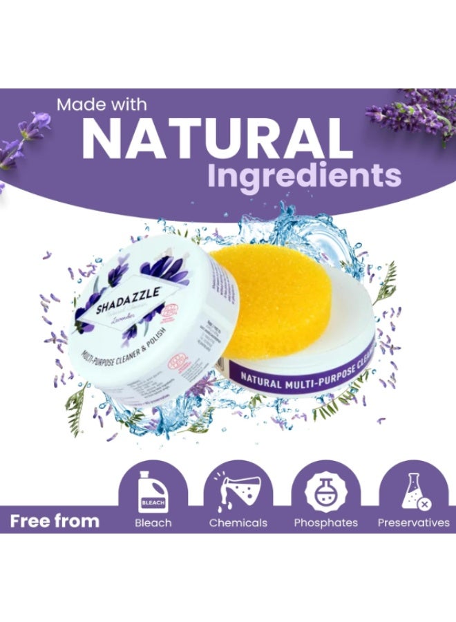 Shadazzle Natural Multi-Purpose Cleaner & Polish (Lavender) - Pack of 2 - Image 3