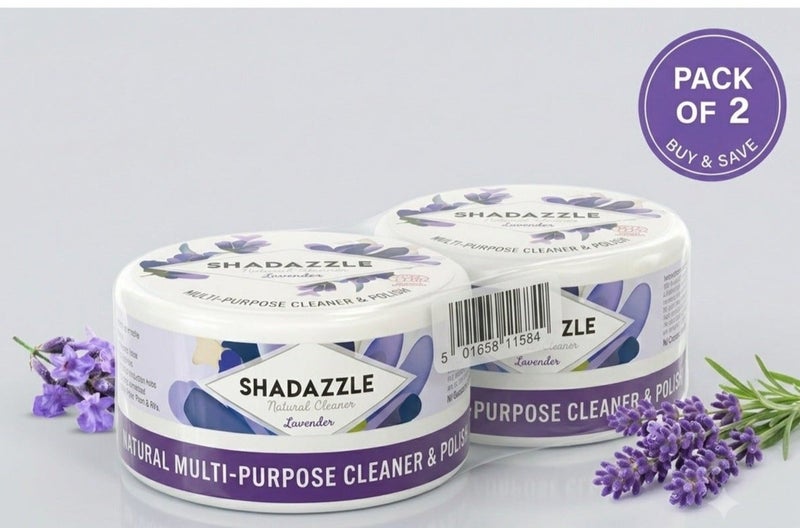 Shadazzle Natural Multi-Purpose Cleaner & Polish (Lavender) - Pack of 2 - Image 1