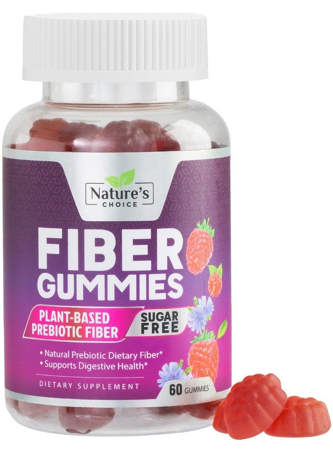 Nature's Choice جواهر الألياف الخالية من السكر للبالغين، مكمل ألياف طبيعية قابلة للذوبان بروبيوتيك يومي ودعم صحة الجهاز الهضمي - دعم الانتظام وصحة الهضم، بنكهة التوت النباتية - 60 جواهر - Image 1