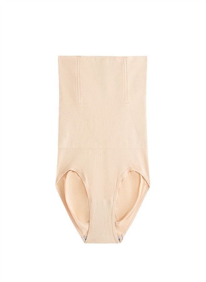 Loquat - High Waist Postpartum Corset Pants Beige - Image 1