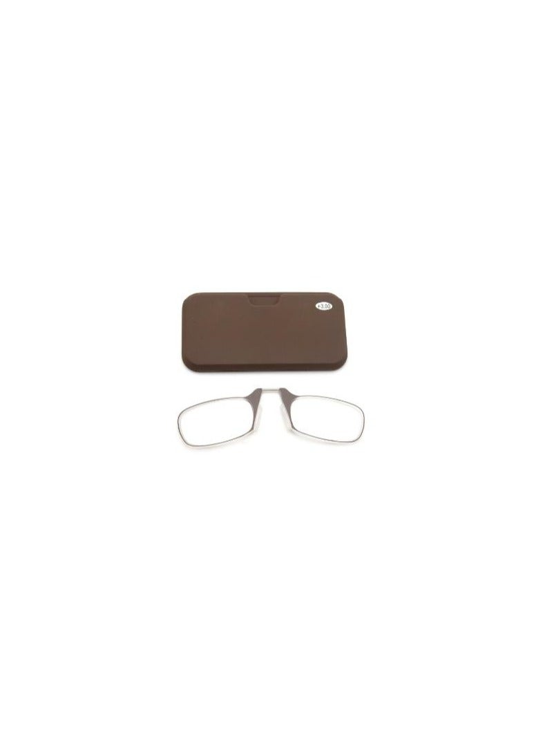 FIND MY Reader Ultra-Slim Legless Reading Glasses| Nose clip-on readers | Armless Reading Glasses Compact, Lightweight & Portable