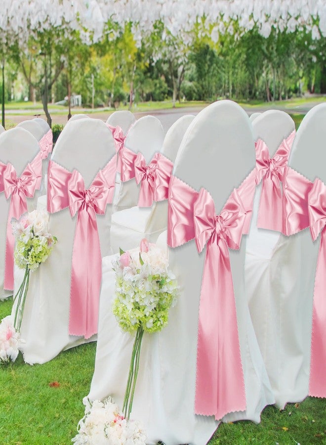 VACVELT 2 Pack Satin Table Runners - 12 x 72 Inches Long, Blush Pink Table Runner Decorations for Wedding, Birthday Party, Banquet, Graduation, Engagements - Image 4
