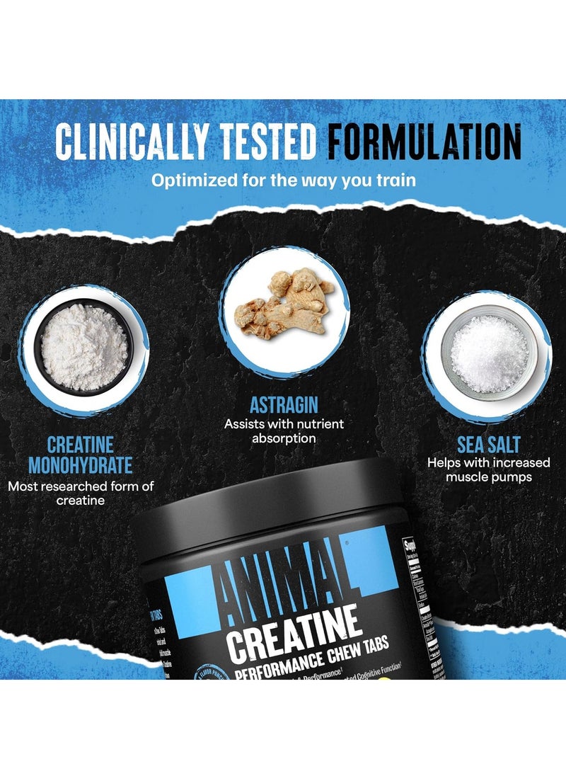 Creatine Performance Chews Lemon Ice 120 chewables
