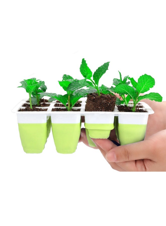 12-cell silicone seedling tray Plant cultivation box Seed pot Seedling propagation tool - Image 2