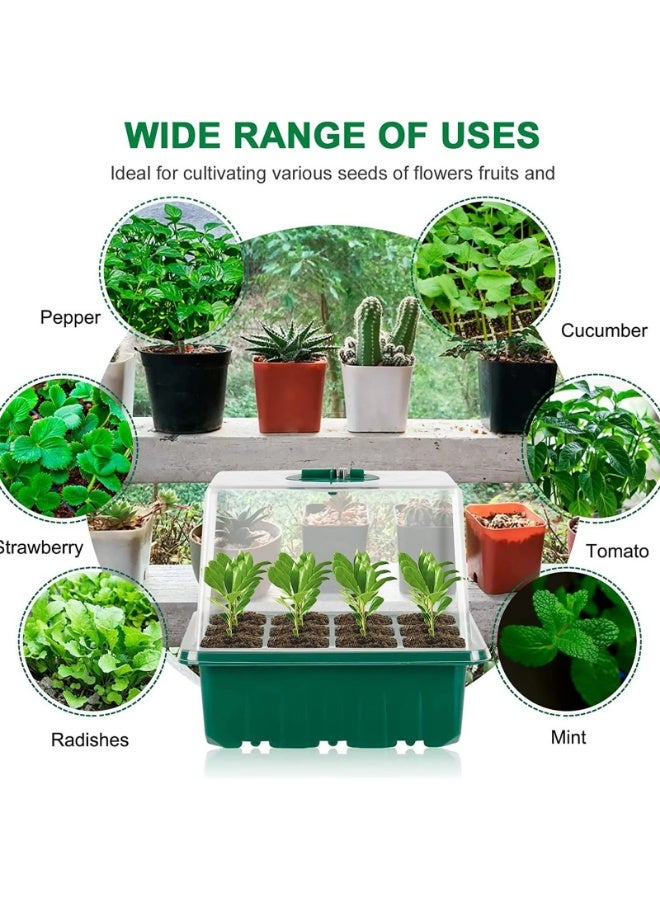12-cell silicone seedling tray Plant cultivation box Seed pot Seedling propagation tool - Image 4