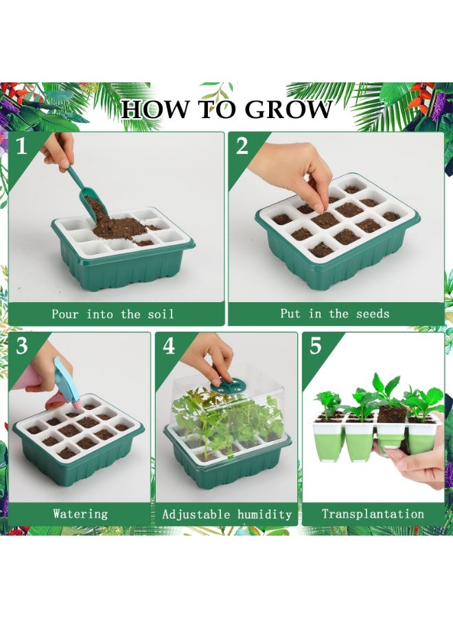 12-cell silicone seedling tray Plant cultivation box Seed pot Seedling propagation tool - Image 5