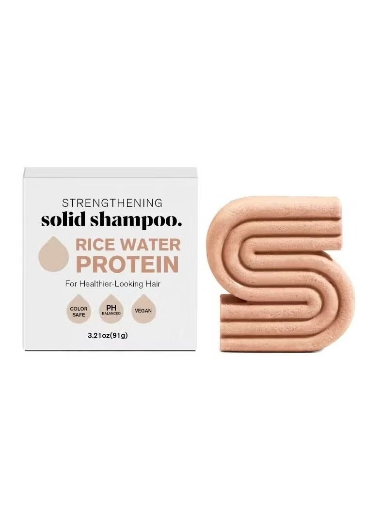 ATRJSZ Hair Growth | Rice Shampoo Bar for Strengthening | Helps Dry Hair | Made in US | All Natural | Moisturizing | Vegan Solid Shampoo Bar for Hair | Rice Water Shampoo Bar | Zero Waste, 3.2 oz - Image 1