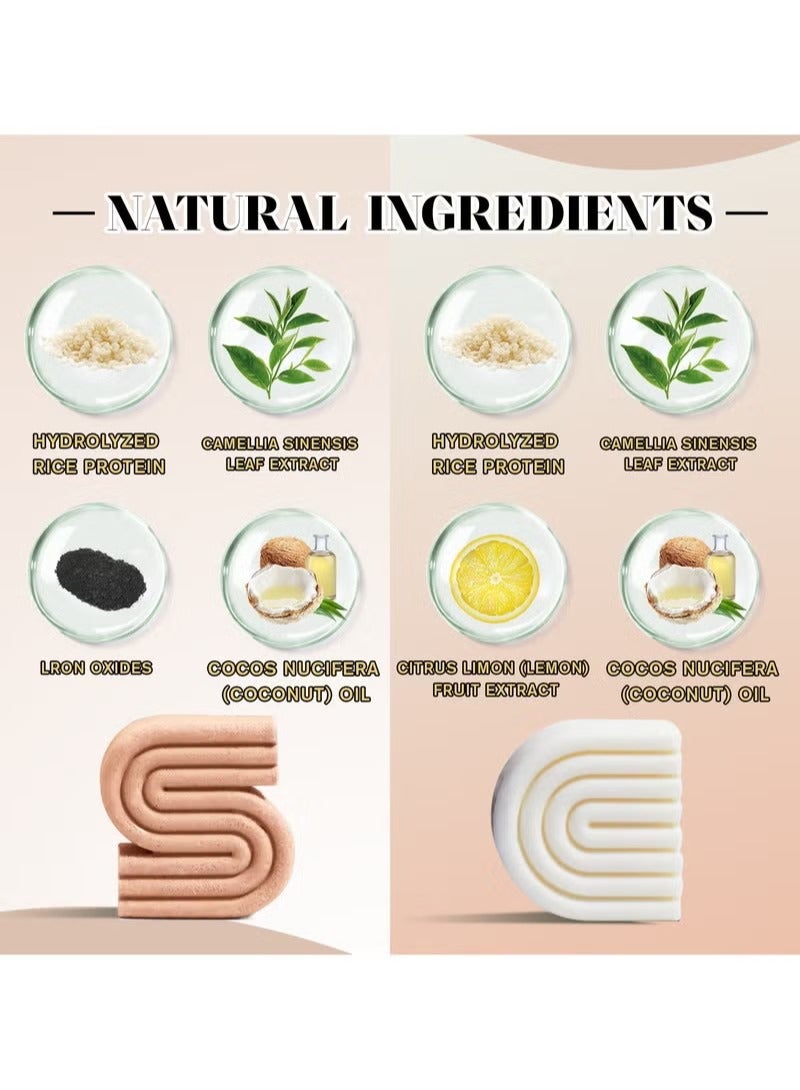 ATRJSZ Hair Growth | Rice Shampoo Bar for Strengthening | Helps Dry Hair | Made in US | All Natural | Moisturizing | Vegan Solid Shampoo Bar for Hair | Rice Water Shampoo Bar | Zero Waste, 3.2 oz - Image 5