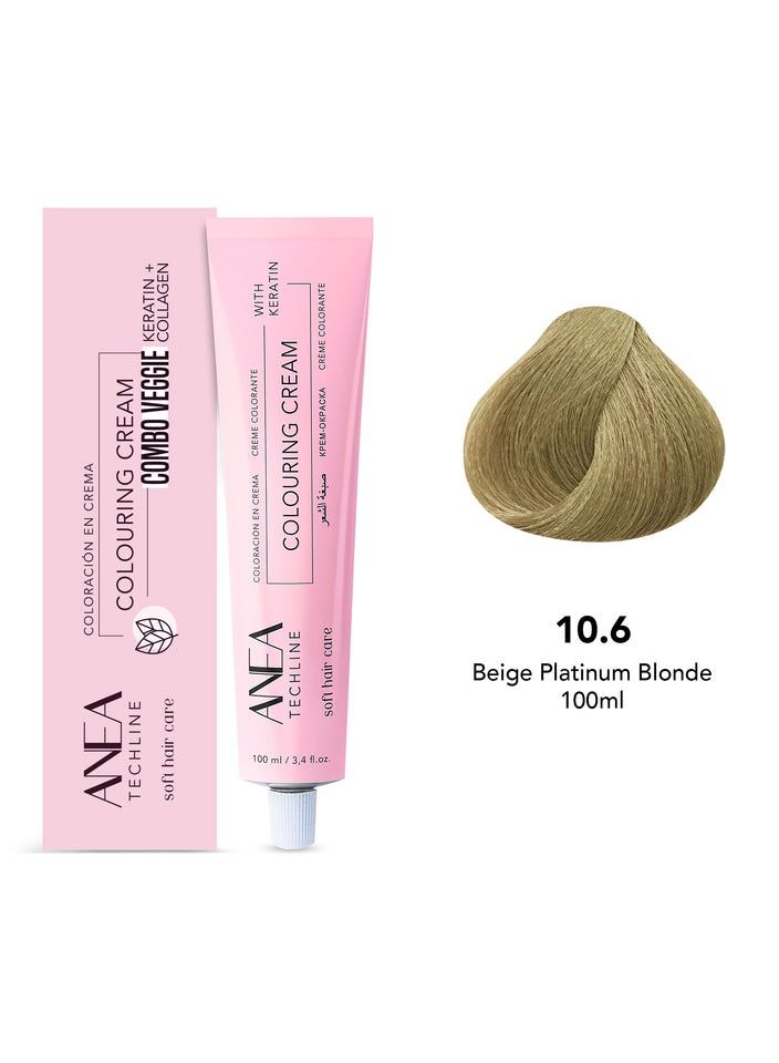 ANEA TECHLINE Anea Colouring Cream 100ml 10.6 Beige Platinum Blonde