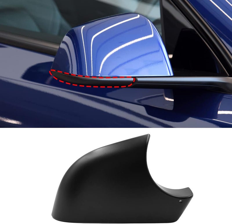 Jaronx Compatible With Tesla Model Y Mirror Bottom Cover 2018-2021, Right Passenger Rearview Mirror Lower Base Cover, Side Mirror Base Cover Replacement For Tesla Model Y Wing Mirror Repair(Right) - Image 1