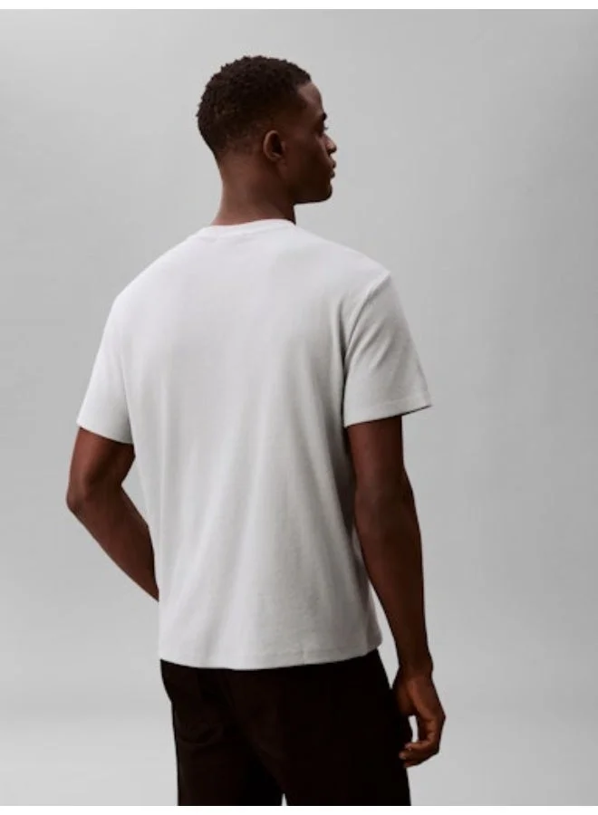Calvin Klein Jeans Overcast Classic Waffle T-Shirt for Men | Best Price UAE