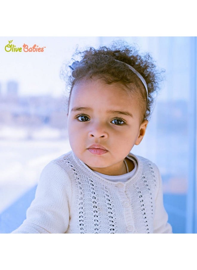 Olive Babies - Baby Oil Multi Purpose With Argan Oil Aloe Vera & Olive Oil 12 Oz Softening Hypoallergenic Solution For All Skin Types Good On Men Women & Kids - Image 1