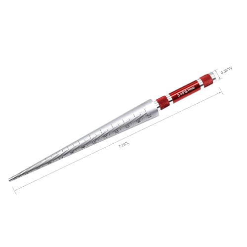 A.Dinsenen Hole Tapered Ruler, Calliper Gauge，Wide Application Taper Aperture Gauge,Round Hole Measuremen,Aperture Tester(3-15MM) - Image 4