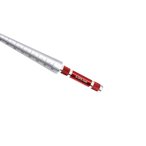 A.Dinsenen Hole Tapered Ruler, Calliper Gauge，Wide Application Taper Aperture Gauge,Round Hole Measuremen,Aperture Tester(3-15MM) - Image 5