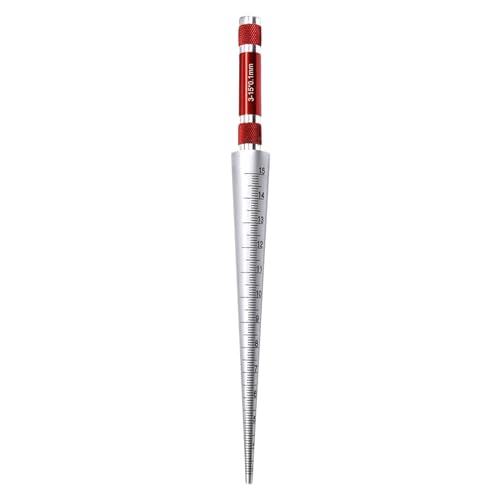 A.Dinsenen Hole Tapered Ruler, Calliper Gauge，Wide Application Taper Aperture Gauge,Round Hole Measuremen,Aperture Tester(3-15MM) - Image 3