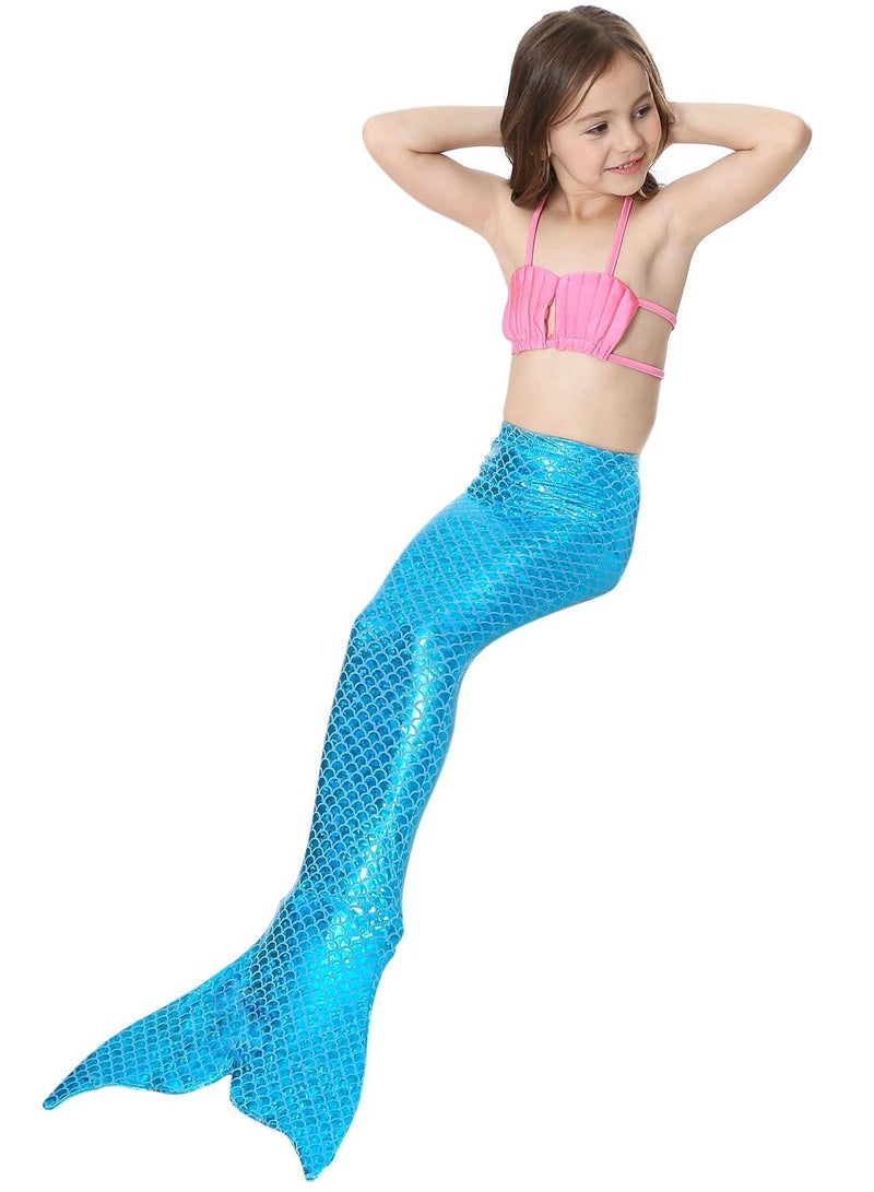 Loquat 3-Piece Mermaid Bathing Swimsuit Set - Image 1
