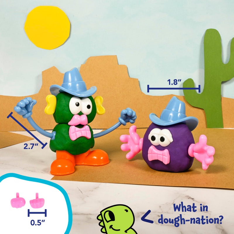 Ready 2 Learn Dough Character Accessories | Set of 52 | 21 Different Shapes | Playdough Accessories for Kids | Create Whacky Animals and Characters - Image 3