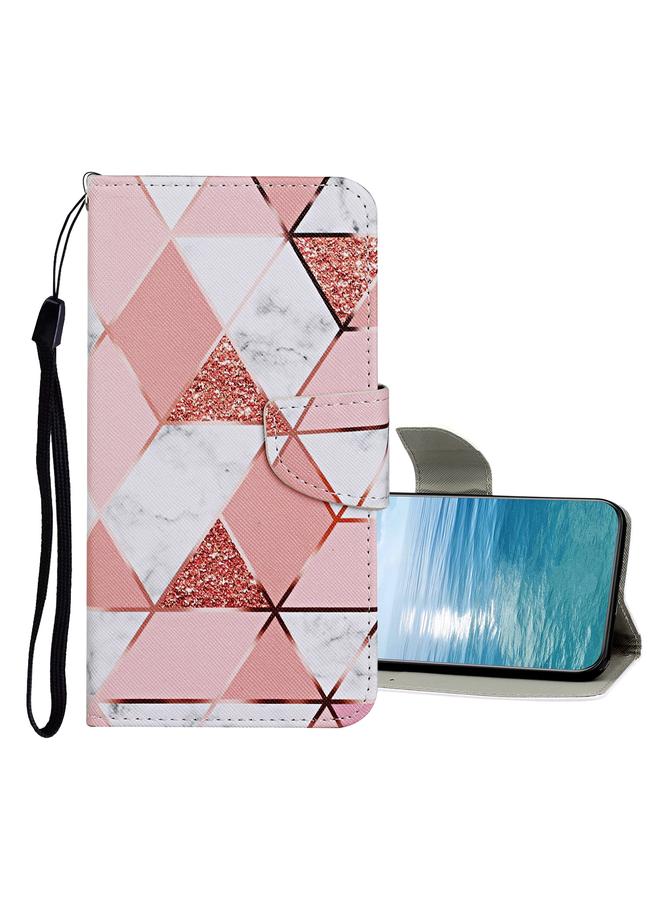 اس-توب جراب لهاتف Samsung Galaxy A13 4G بنمط رسم ملون من الجلد القابل للطي - Image 1