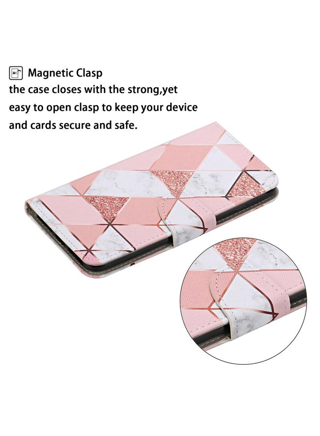 اس-توب جراب لهاتف Samsung Galaxy A13 4G بنمط رسم ملون من الجلد القابل للطي - Image 4