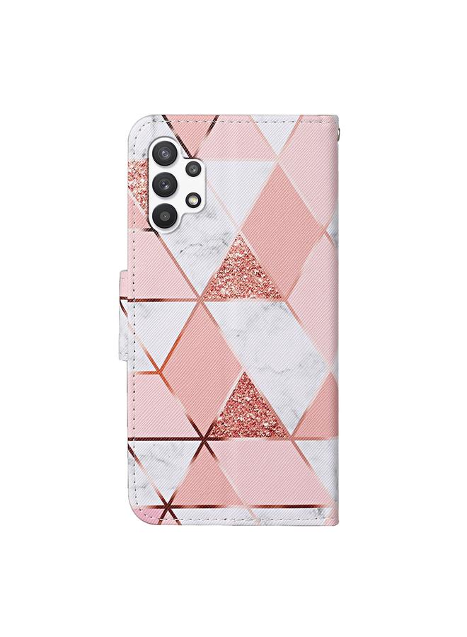 اس-توب جراب لهاتف Samsung Galaxy A13 4G بنمط رسم ملون من الجلد القابل للطي - Image 3