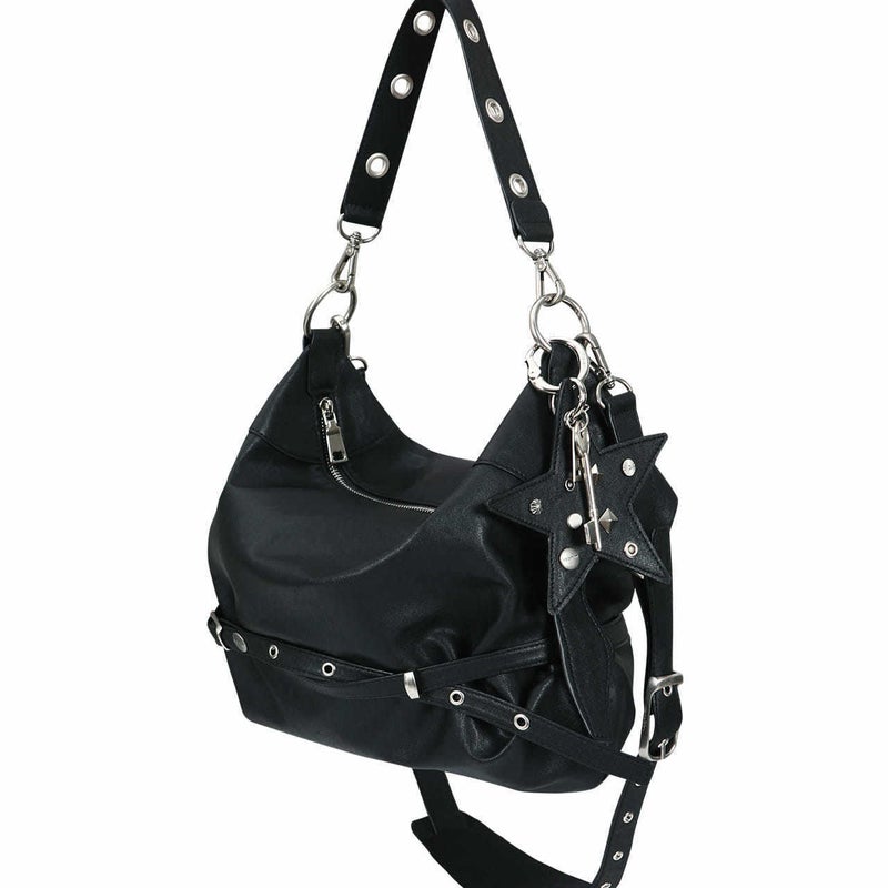 Yeomim Star Pattern Slouchy Shoulder Bag - Image 5