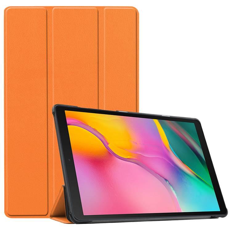 AD حافظة سامسونج تاب قابلة للطي متوافقة مع Samsung Galaxy Tab S9 باللون برتقالي مع غطاء حماية ووظيفة حامل وحمل يومي للتابلت بوظيفة حامل Samsung Tab Folio - Image 1