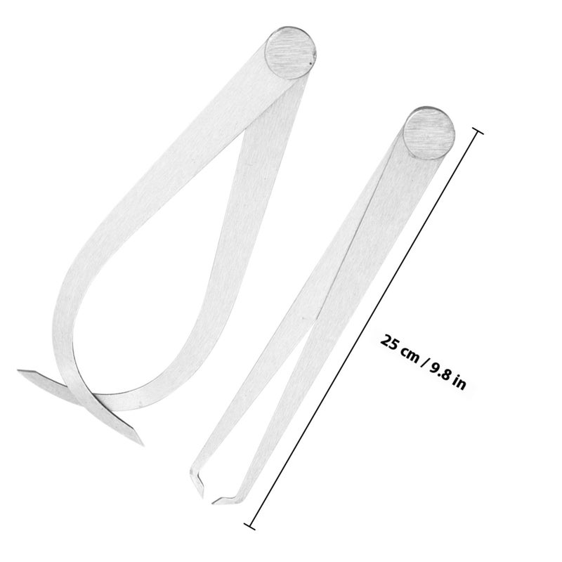 2Pcs 250mm Distance Measuring Caliper Measuring Tool for Woman Lady( ) - Image 2