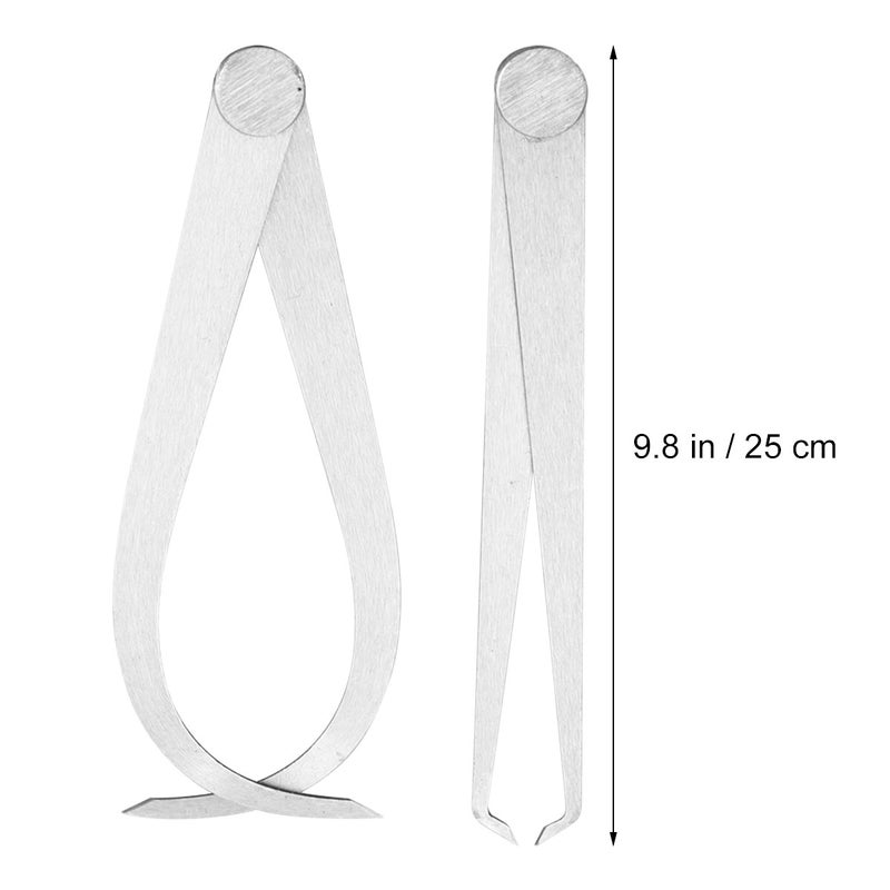 2Pcs 250mm Distance Measuring Caliper Measuring Tool for Woman Lady( ) - Image 3
