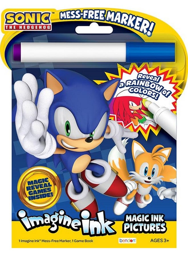 Bendon Sonic the Hedgehog Coloring and Activity Book with Imagine Ink