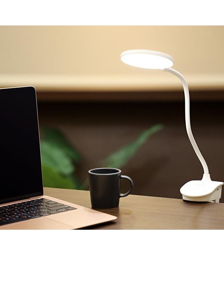 GEEPAS Rechargeable Desk Lamp, Large Luminescent Surface, GE53026 Touch Sensitive Control, 3 Brightness Eye-Protect Night Light, Portable Lamp for E-Reader, Multifunctional  - Image 4