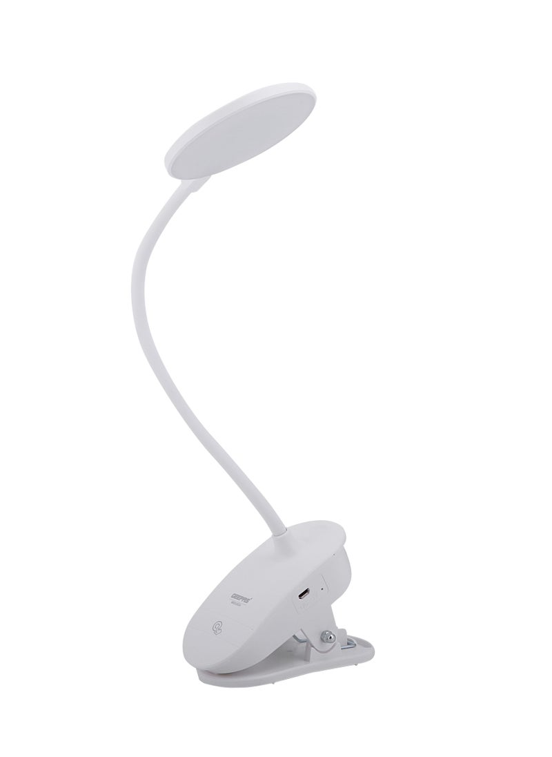 GEEPAS Rechargeable Desk Lamp, Large Luminescent Surface, GE53026 Touch Sensitive Control, 3 Brightness Eye-Protect Night Light, Portable Lamp for E-Reader, Multifunctional  - Image 1