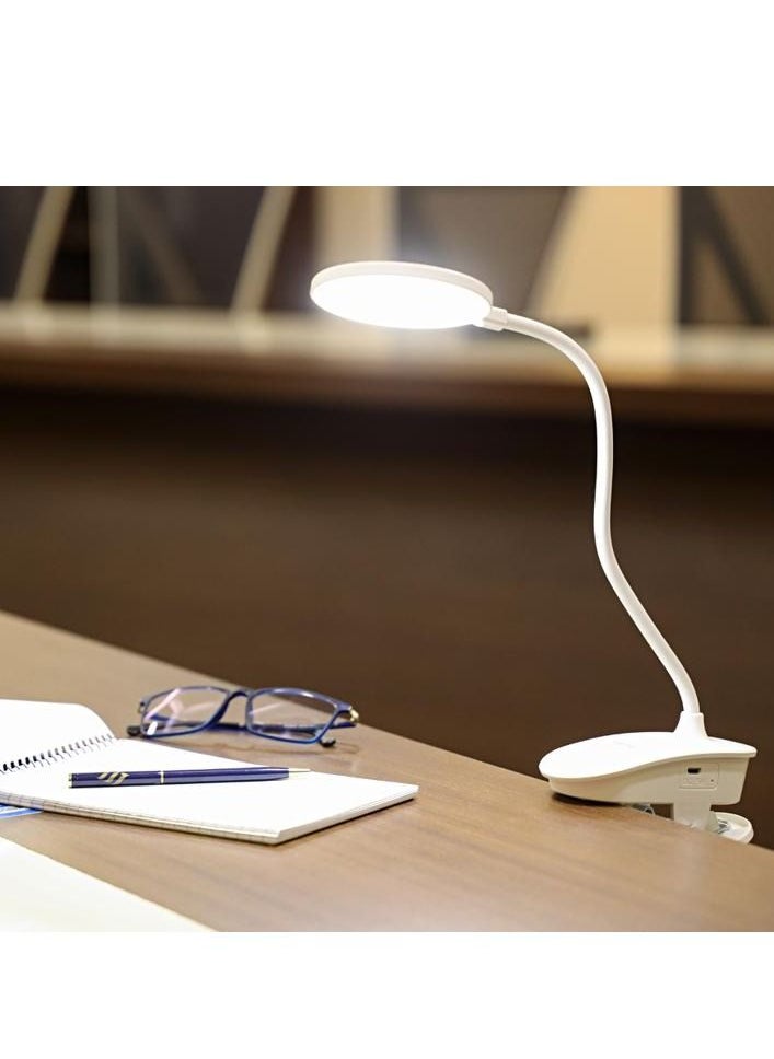 GEEPAS Rechargeable Desk Lamp, Large Luminescent Surface, GE53026 Touch Sensitive Control, 3 Brightness Eye-Protect Night Light, Portable Lamp for E-Reader, Multifunctional  - Image 2