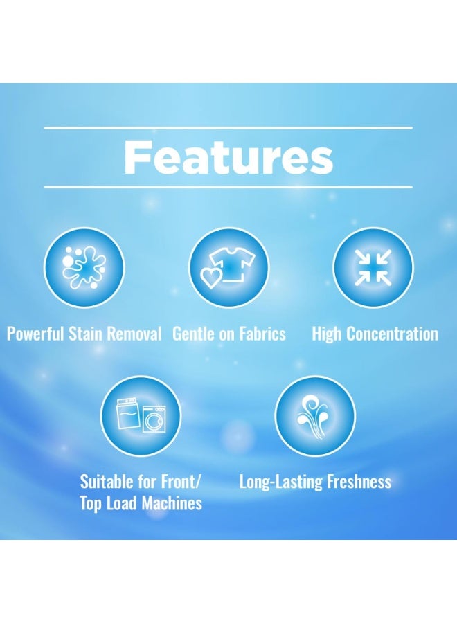 بكلين مسحوق غسيل برائحة أصلية، خالي من البقع، عبوة من 2.5 كجم - Image 5