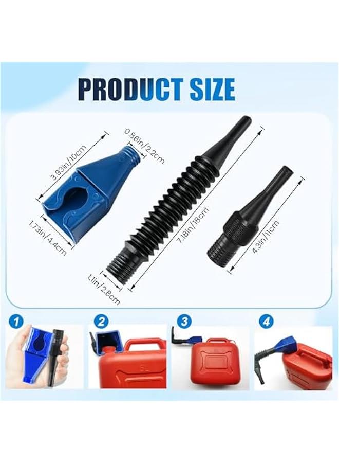 Generic Oil Funnels for Automotive Use, 2025 Upgraded Universal Household Folding Buckle Funnel, Universal Wide Mouth Funnel, Easy to Carry Wide Mouth Flexible Funnel for Car Motorcycle (1 Pack)  - Image 5