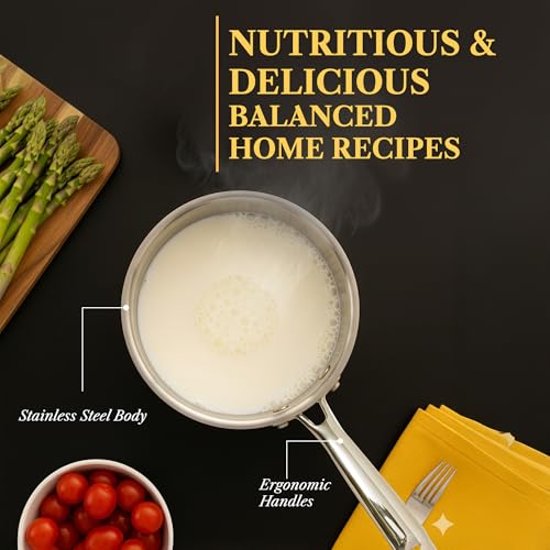 SOLARA Sterra Stainless Steel Sauce Pan, Tea Pan, Chai Pan, Small Pan, 16Cm/6.2Inch, 1.7 Liter, 0.56Kg, Induction Base Friendly, 3-Layer Triply Thick Bottom, 100% Toxin-Free - Image 5
