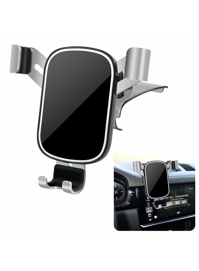 musttrue LUNQIN Car Phone Holder for Porsche Macan 2015-2025 and Porsche Cayenne 2019-2023 SUV Auto Interior Accessories Cell Phones Mount Cellphone Mobile Cradle Charging Navigation GPS Bracket Vent Accessory - Image 1