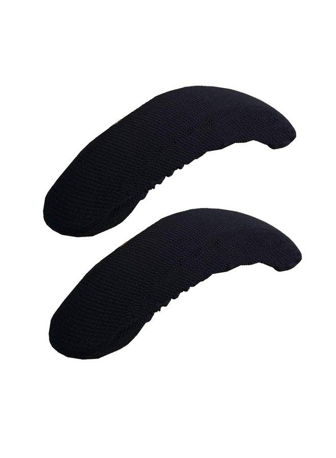 كون Kawn® زوج واحد من أغطية مسند ذراع الكرسي المطاطية وغطاء مسند ذراع كرسي المكتب باللون الأسود والبوليستر - Image 1