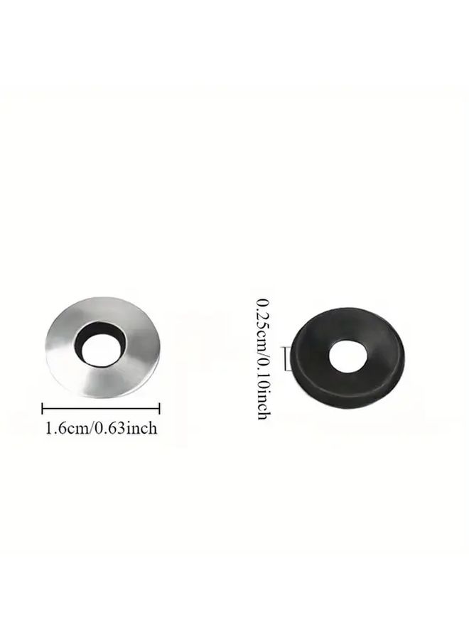 50pcs 304 Stainless Steel EPDM Rubber Washers Waterproof Anti Loosening Shock Absorbing Seals - Image 3