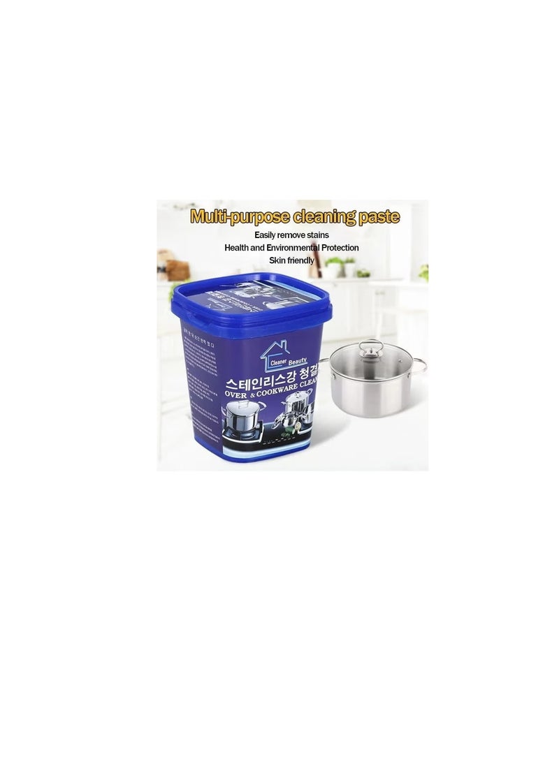 Cooking Pots and Oven Cleaning Paste, Rust Remover, Powerful Stain, Grease, and Rust Cleaner, Multipurpose, Suitable for Kitchen, Bathroom, Home, and Household Materials Multicolour