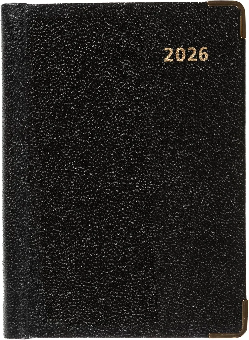 كولينز مفكرة كولينز بيزنس ريجال  سنوية، أسبوعية مع مواعيد، جيب، أسود